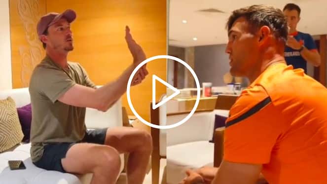 [Watch] Dale Steyn Lends Fast Bowling Tips to Netherlands Bowler Over Coffee